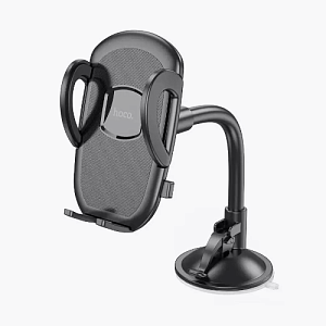 Автодержатель для телефонов Hoco H10 (присоска, на лобовое стекло) черный