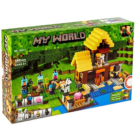 Конструктор My World "Фермерский коттедж"(10813) 560 дет.