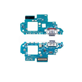 Шлейф Samsung A546E (A54 5G) плата системный разъем/микрофон - Премиум