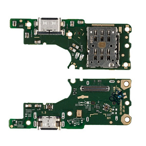 Шлейф Huawei Nova 8i/Honor 50 Lite (NEN-LX1) плата на системный разъем/разъем SIM/микрофон