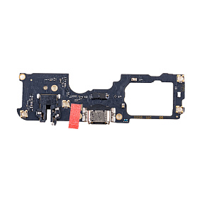 Шлейф Realme GT Master Edition (RMX3363) плата системный разъем/разъем гарнитуры/микрофон - Премиум