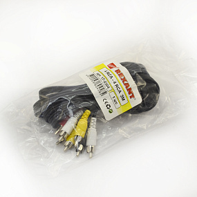 Кабель 4xRCAm (папа) - 4xRCAm (папа) 3m