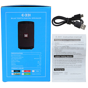 Колонка E-331 (Bluetooth/FM/AUX) камуфляж