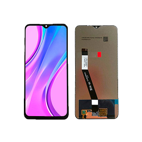 Дисплей для телефона Xiaomi Redmi 9/9 Prime в сборе с тачскрином Черный