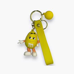 Брелок M&M желтый