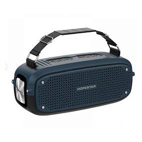 Колонка Hopestar A21 (Bluetooth/MicroSD/USB/FM/AUX/Microphone) черный(УЦЕНКА)после ремонта