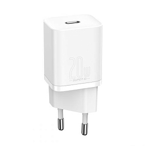 СЗУ-Type-C Baseus Super Si Quick Charger (CCSUP-B02) 20W 3A белый