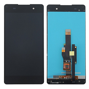 Дисплей для телефона Sony F3311 (E5) в сборе с тачскрином Черный