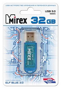 32Gb Mirex Elf синяя 2.0