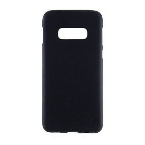 Силиконовый чехол для Samsung G970 Galaxy S10e матовый черный