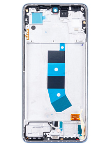 Дисплей для телефона Xiaomi Redmi Note 13 4G (23129RAA4G) модуль с рамкой Синий - Оригинал