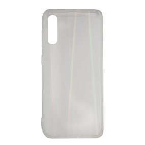 Задняя накладка для Samsung A505 Galaxy A50 перламутр прозрачный