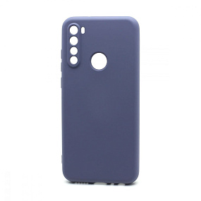 Силиконовый чехол Xiaomi Redmi Note 8T New Era серый