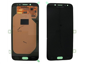 Дисплей для телефона Samsung J730F (J7 2017) в сборе с тачскрином Черный - Оригинал
