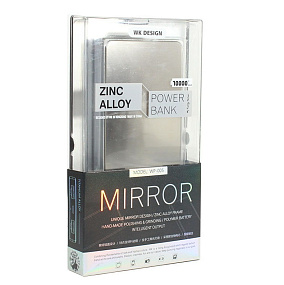Портативное зарядное устройство WK WP-005 Miror 10000mAh серый