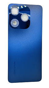 корпус для телефона Tecno Spark 10 4G (K15q) Синий задняя крышка