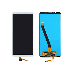 Дисплей для телефона Huawei Honor 7X в сборе с тачскрином Белый