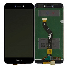 Дисплей для телефона Huawei Honor X6a (5109ATKH) в сборе с тачскрином Черный - Оригинал