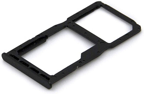 Контейнер SIM Huawei P30 Lite/Honor 20 Lite/20S/Nova 4e Черный