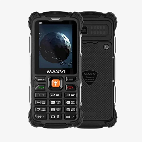 Мобильный телефон Maxvi R1 Black(УЦЕНКА)б/у,царапины на экране