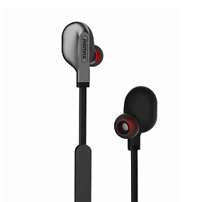 Bluetooth-наушники Remax RB-S18 sports внутриканальные черные (УЦЕНКА) Царапины, потёртости