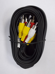 Кабель 6xRCAm (папа) - 6xRCAm (папа) 3m