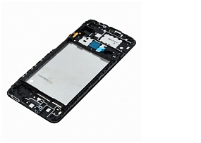 Рамка дисплея Samsung A125F (A12) Черная