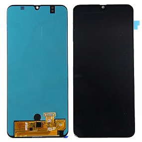 Дисплей для телефона Samsung A505F/A305F (A50/A30) в сборе с тачскрином Черный - AAA (AMOLED)