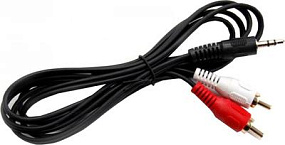 Кабель 3.5JACKm (папа) - 2xRCAm (папа) 5m