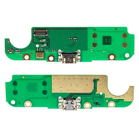 Шлейф Nokia 3.4/5.4 (TA-1283/TA-1333) плата на системный разъем/микрофон