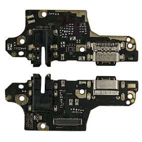 Шлейф Xiaomi Poco X3 NFC/X3 Pro плата системный разъем/разъем гарнитуры/микрофон - Премиум