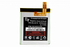 АКБ ORIG для телефона Fly BL3810 IQ4415 тех. упаковка