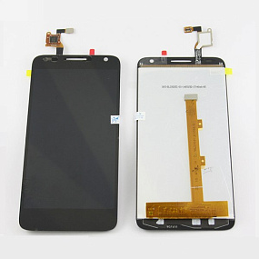 Дисплей для телефона Alcatel OT-6036Y (Idol 2 Mini S) в сборе с тачскрином Черный