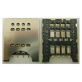 Коннектор SIM Sony MT27i/MK16i/ST18i/ST26i/ST23i/IQ441/IQ446