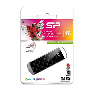 16Gb Silicon Power Ultima U03 черная 2.0