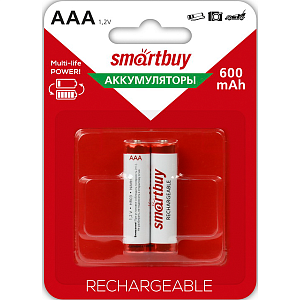 Аккумулятор AAA SmartBuy 600mAh 2BL 1шт