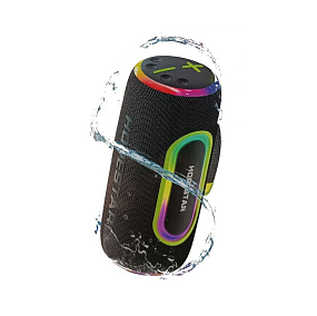 Колонка Hopestar P67 (Bluetooth/TF/USB/AUX/RGB) 40W черный(УЦЕНКА)новая, повреждена упаковка