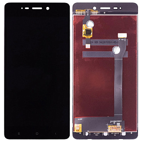 Дисплей для телефона Xiaomi Redmi 4 в сборе с тачскрином Черный