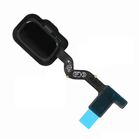 Шлейф Samsung A600F/A605/J600F (A6 2018/A6+ 2018/J6 2018) сканер отпечатка пальцев Черный