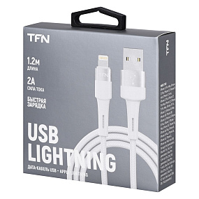 Дата кабель lightning - USB TFN Env AL1MWH 2A 1.2м белый