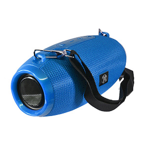 Колонка K20 (Bluetooth/MicroSD/USB/AUX) синяя