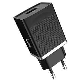СЗУ-USB Hoco C42A 1 выход 3A QC 3.0 черный