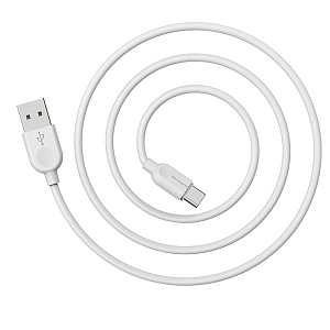 Дата кабель Type-C - USB Borofone BX14 LinkJet 3A 1м белый