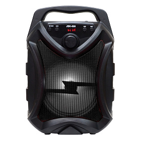 Колонка JBK-608 (Bluetooth/MicroSD/USB/FM/AUX) 5W черная