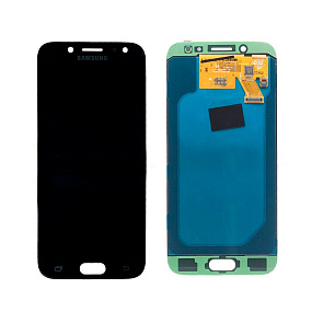 Дисплей для телефона Samsung J530F (J5 2017) в сборе с тачскрином Черный - AAA (AMOLED)