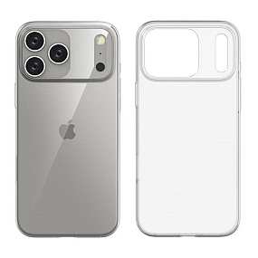 Кейс iPhone 17 Pro Max силикон прозрачный