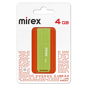 4Gb Mirex Line зеленая 2.0