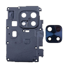 Стекло камеры Xiaomi Redmi 10C (220333QNY) в сборе с рамкой Черный