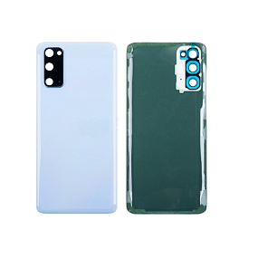 корпус для телефона Samsung G980F (S20) Задняя крышка (голубой) - Премиум