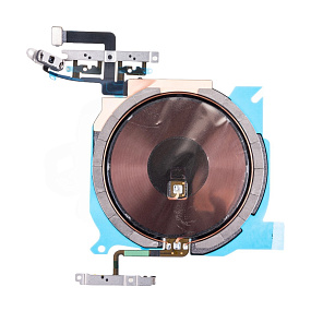 Шлейф iPhone 12 mini на беспроводную зарядку/кнопку включения/кнопки громкости - Премиум